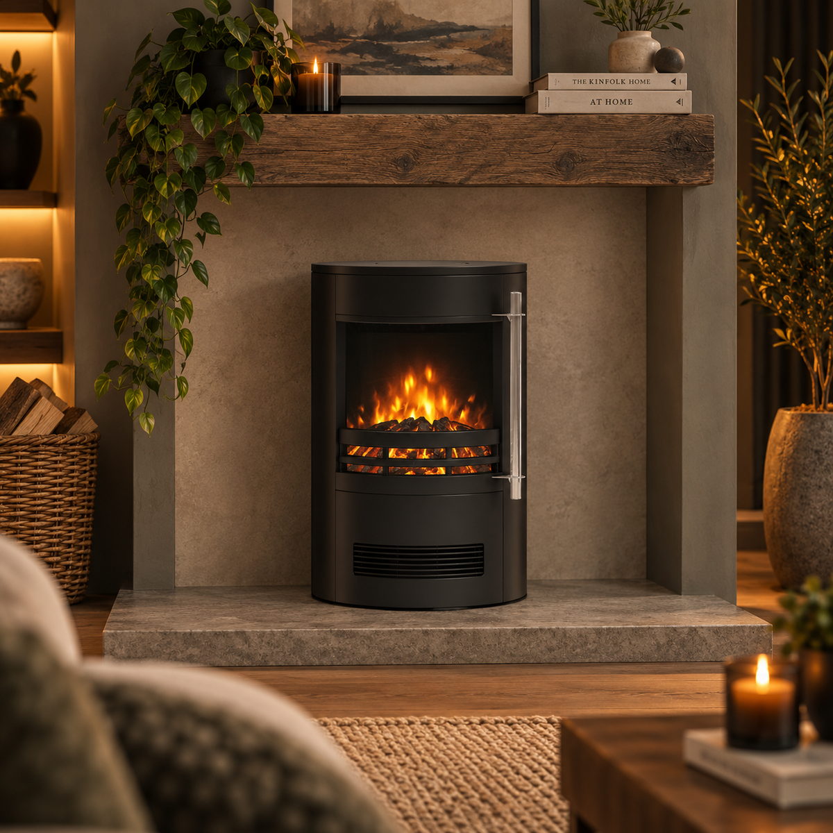 Be Modern Tunstall Electric Cylinder Stove