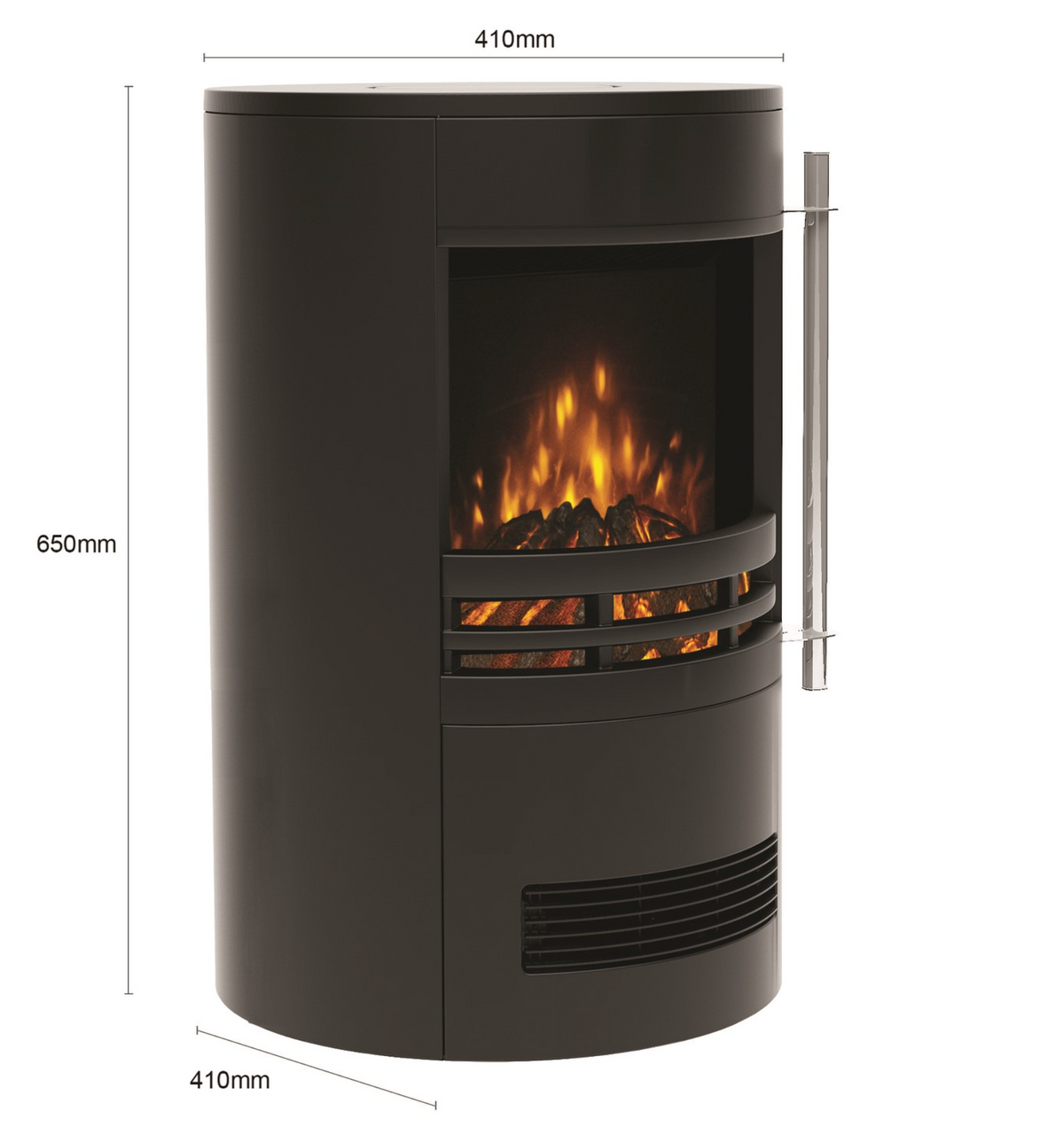 Be Modern Tunstall Electric Cylinder Stove