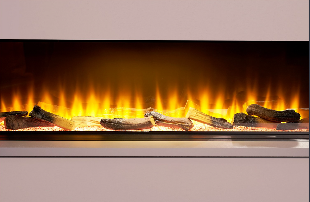 Adam Sahara Panoramic Media Wall Electric Fire, 31 Inch