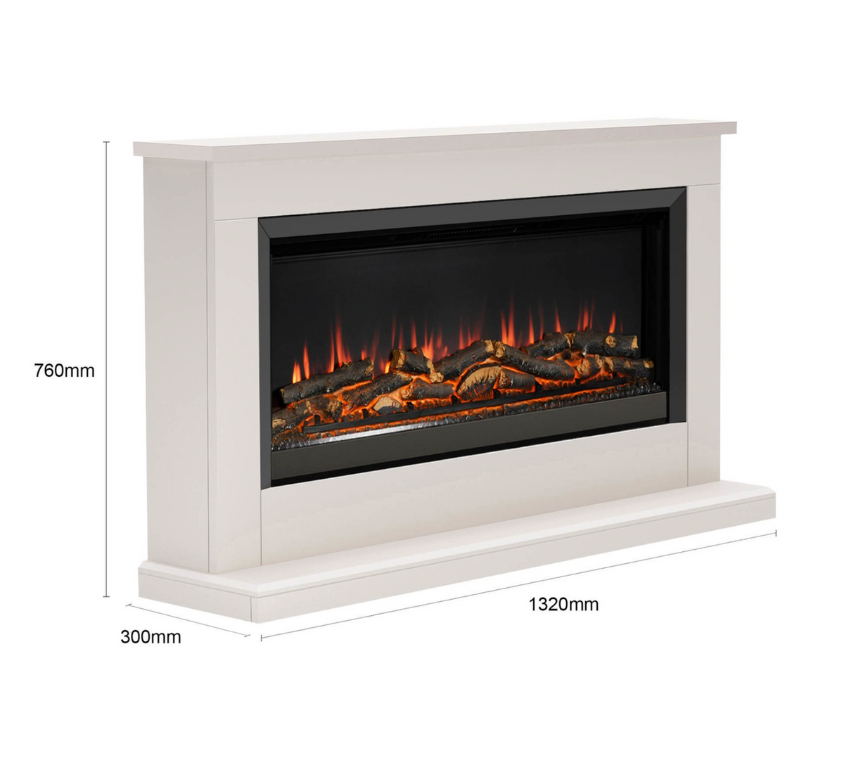 Be Modern Hansford Grande Electric Suite in Pearlescent Cashmere